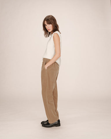 Grace & Mila Corduroy Trousers - Greige