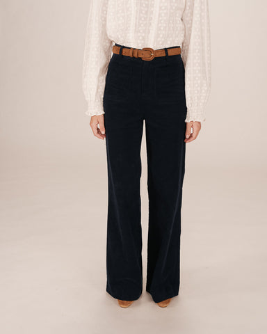 Grace & Mila Corduroy Trousers - Marine
