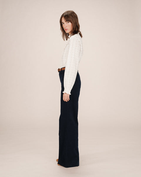 Grace & Mila Corduroy Trousers - Marine