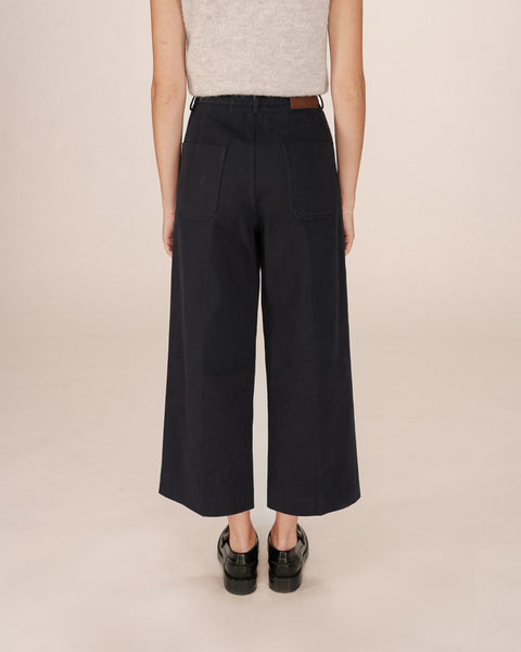 Grace & Mila Sole Cropped Trousers - Marine