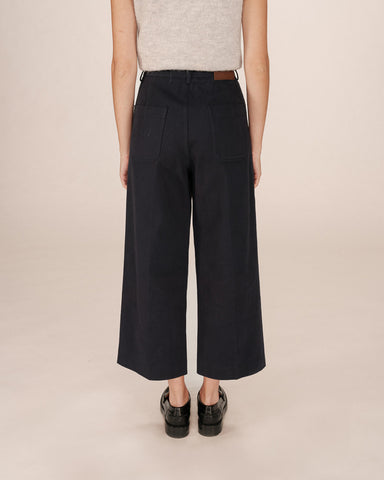 Grace & Mila Sole Cropped Trousers - Marine