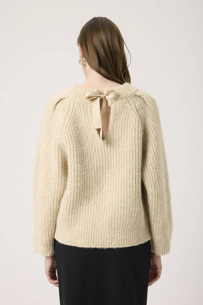 Soaked In Luxury SLPleoni Pullover - Doeskin Melange