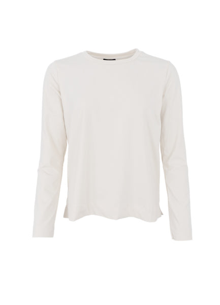 Black Colour BCMay Long Sleeve Tee - White