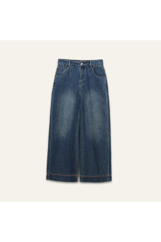 ORFEO Wide Leg Jeans - Denim
