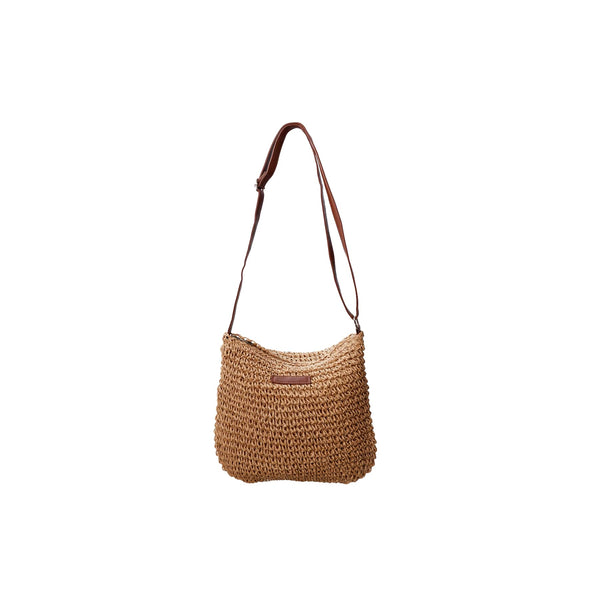 Black Colour BCJodie Jute Bag - Straw