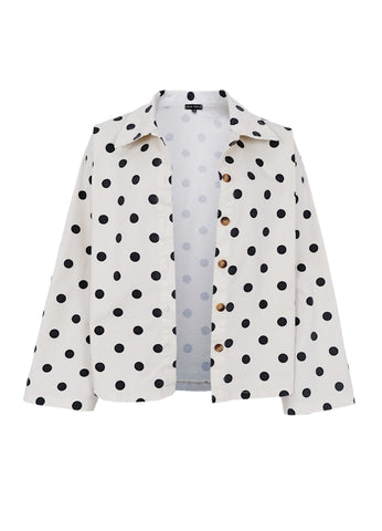 Black Colour BCEllie Shirt - Polka Dots