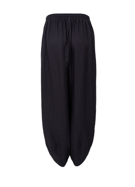 Black Colour BCAbu Balloon Pant - Black