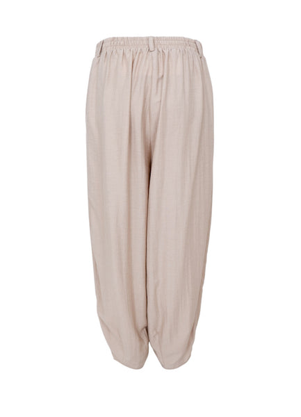 Black Colour BCAbu Balloon Pant - Sand