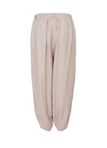 Black Colour BCAbu Balloon Pant - Sand