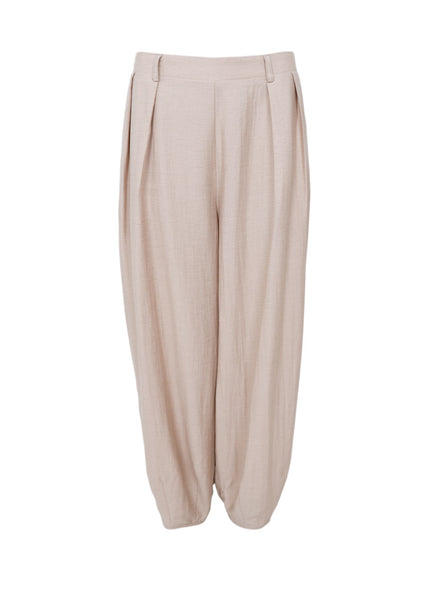 Black Colour BCAbu Balloon Pant - Sand