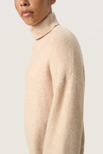 Soaked In Luxury Jessie Pullover - Semolina Melange