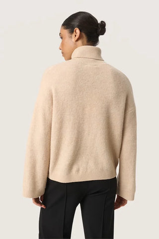 Soaked In Luxury Jessie Pullover - Semolina Melange