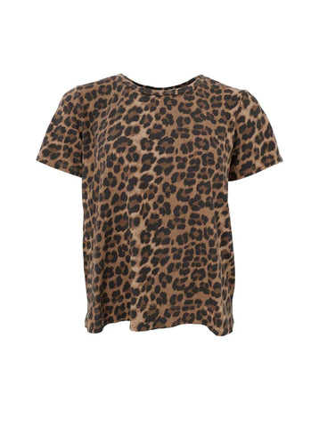 Black Colour Zelda Leopard T-Shirt