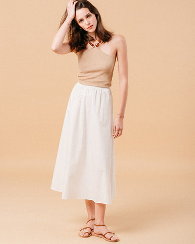 Grace & Mila Maxi skirt - White