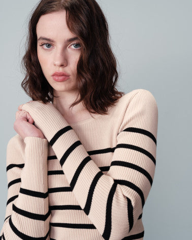 Grace & Mila Nateo Sweater - Beige