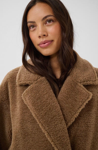 Saint Tropex SandieSZ Teddy Coat - Toasted Coconut