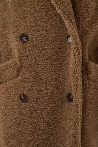 Saint Tropex SandieSZ Teddy Coat - Toasted Coconut