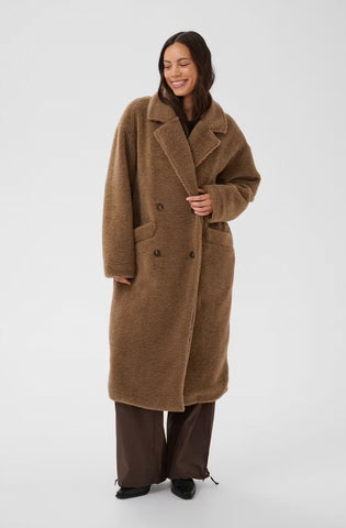 Saint Tropex SandieSZ Teddy Coat - Toasted Coconut
