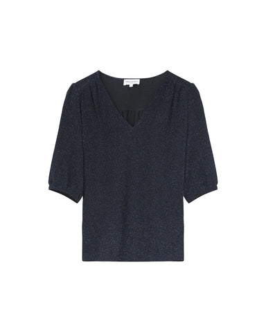 Grace & Mila Timide V Neck Top - Marine