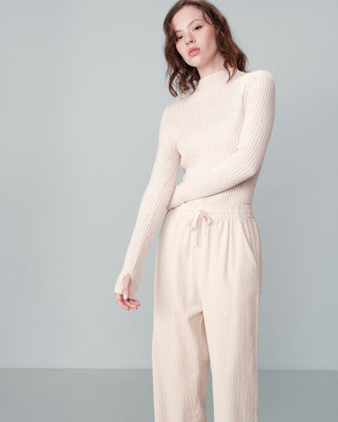 Grace And Mila Corduroy Trousers - Ecru