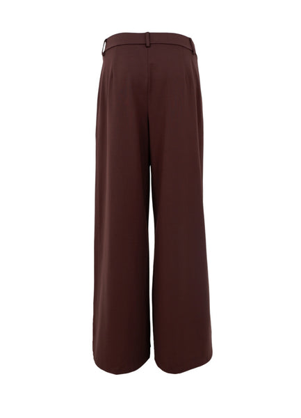Black Colour BCDavi Wide Leg Trousers - Coffee