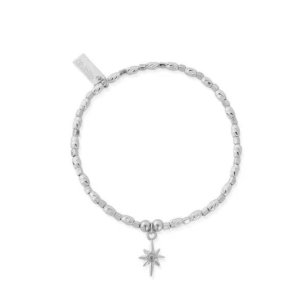 ChloBo Soul Glow Lucky Star Bracelet - Silver