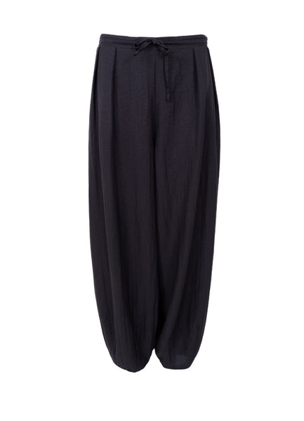 Black Colour BCAbu Balloon Pant - Black