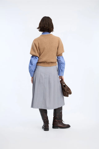 Munthe Vocca Short Sleeve Knit - Camel