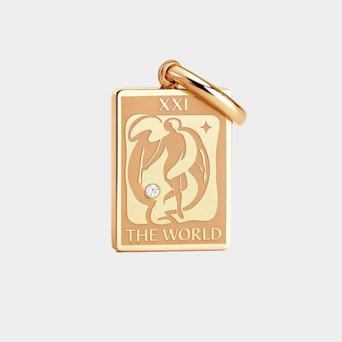 COLURi World Tarot Charm - Gold