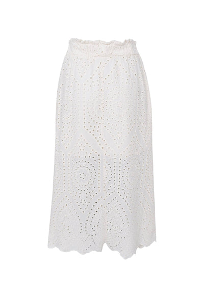 Black Colour BCFrey Lace Skirt - Creme