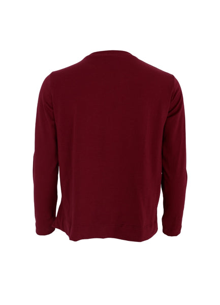 Black Colour BCMay Long Sleeve Jersey Top - Plum