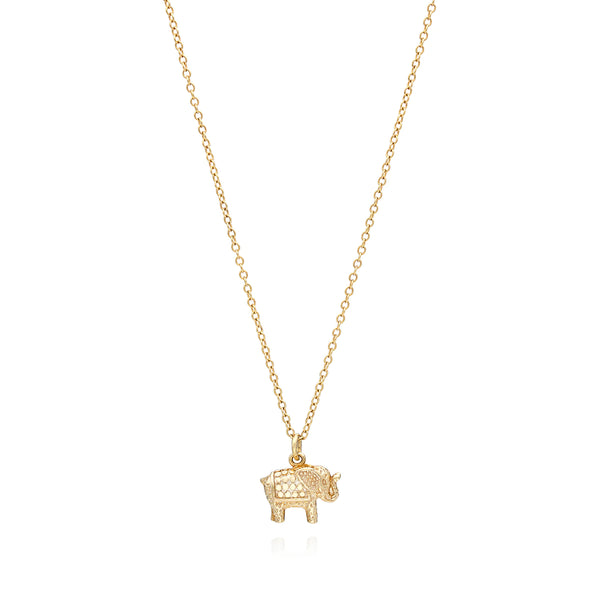 Small 2025 elephant necklace
