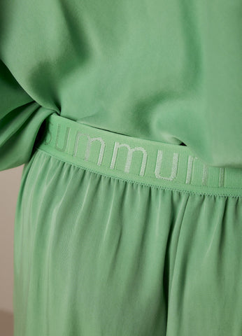 Summum Woman Wide Leg Trousers - Mint