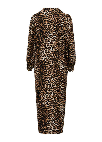 Coster Copenhagen LS Leopard Maxi Dress