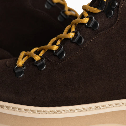Monofoo Hiking Boots Leather - Chocolate