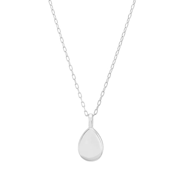 Anna Beck Medium Amazonite Drop Pendant Necklace - Silver