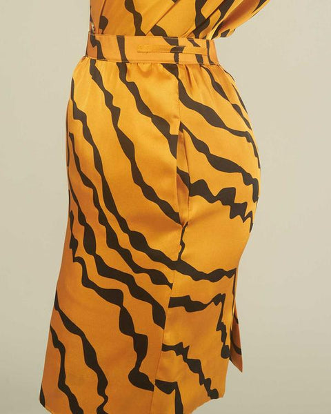 Silvian Heach Animal Print Skirt