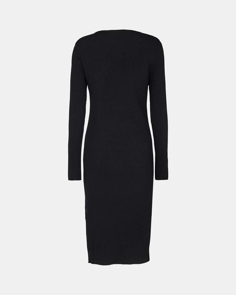 Sofie Schnoor Knitted Midi Dress - Black