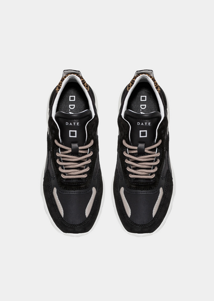 D.A.T.E Sneakers Fuga Nylon - Black