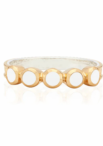 Anna Beck White Agate Ring - Gold
