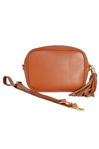 Leather Camera Bag - Tan