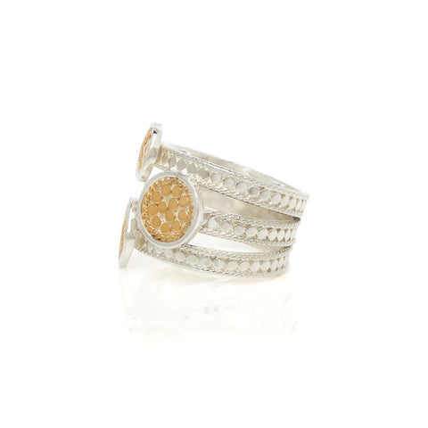 Anna Beck Classic Faux Stacking Ring - Silver & Gold