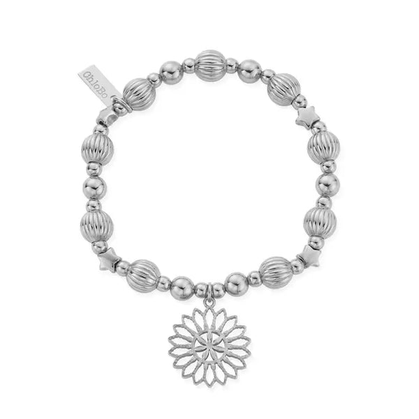 ChloBo Blossoming Sunrise Bracelet - Silver
