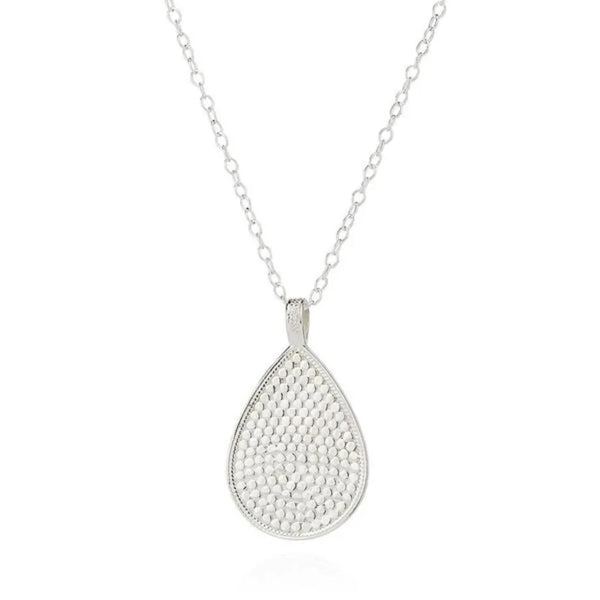 ANNA BECK Classic Large Teardrop Necklace - Gold & Silver