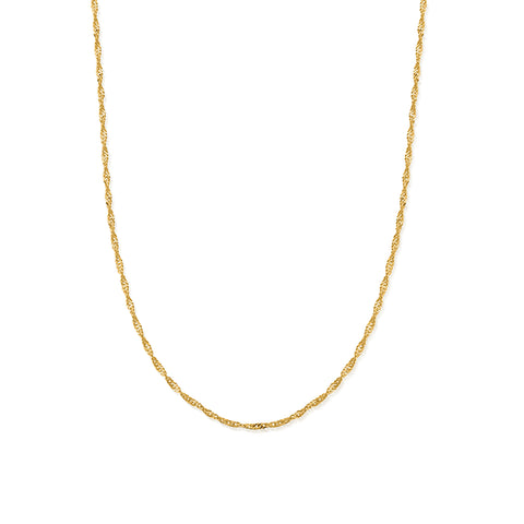 ChloBo Twisted Rope Chain Necklace - Gold