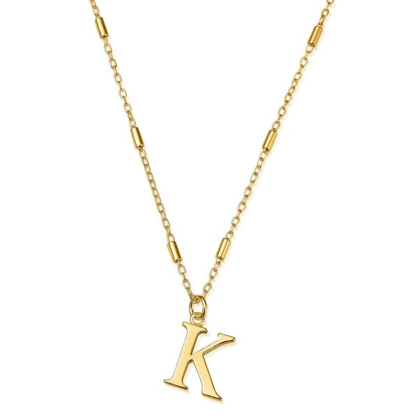 ChloBo Iconic Initial Necklace - Gold K