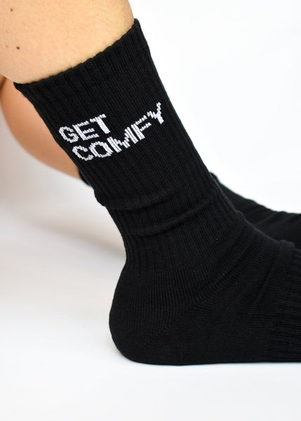 Soxygen Socks 'Get Comfy' Socks - Black One Size