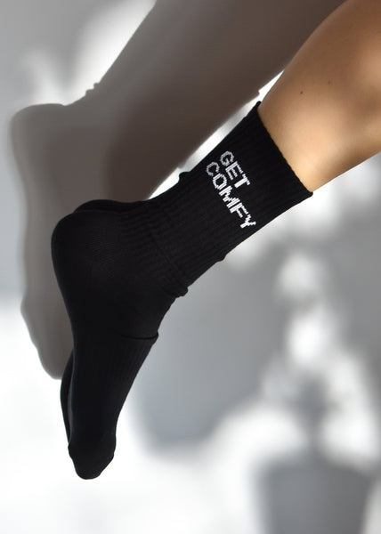 Soxygen Socks 'Get Comfy' Socks - Black One Size