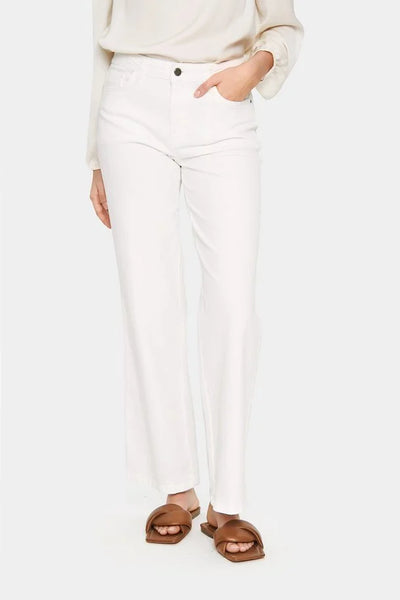 Saint Tropez Holly Regular Leg Jeans - White